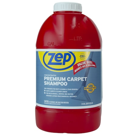 Zep PREMIUM CARPET SHAMPOO, 2.5GL, 2PK ZUPXC320